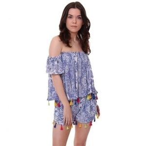 Off the Shoulder Crop Top